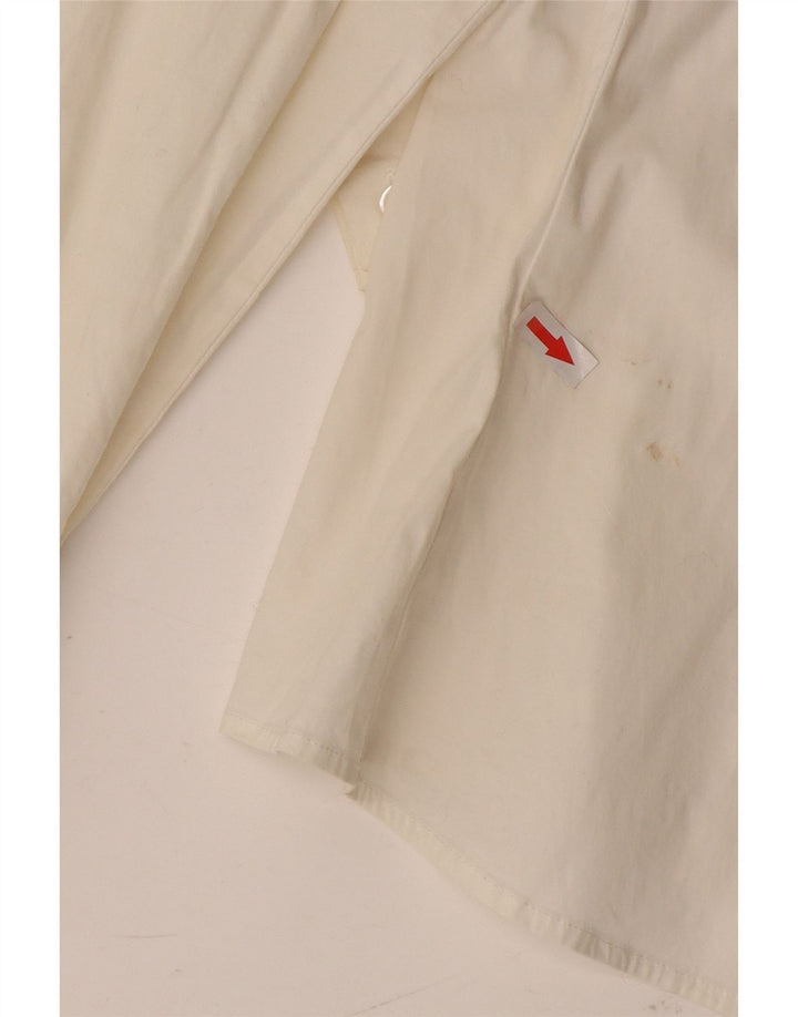 Reiss Womens Shirt UK 8 Small White Cotton