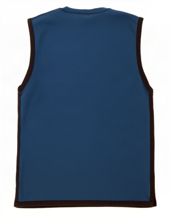 Champion Mens NBA Graphic Vest Top XL Navy Blue Colourblock