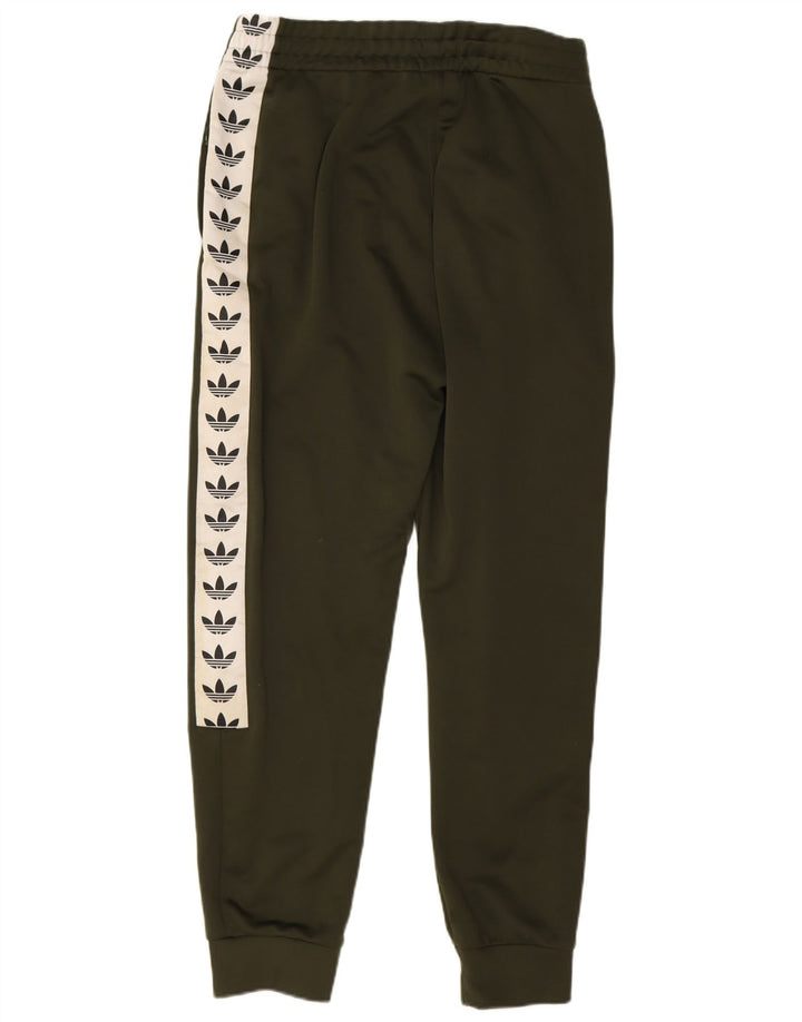 Adidas Mens Graphic Tracksuit Trousers Joggers Medium Khaki Colourblock