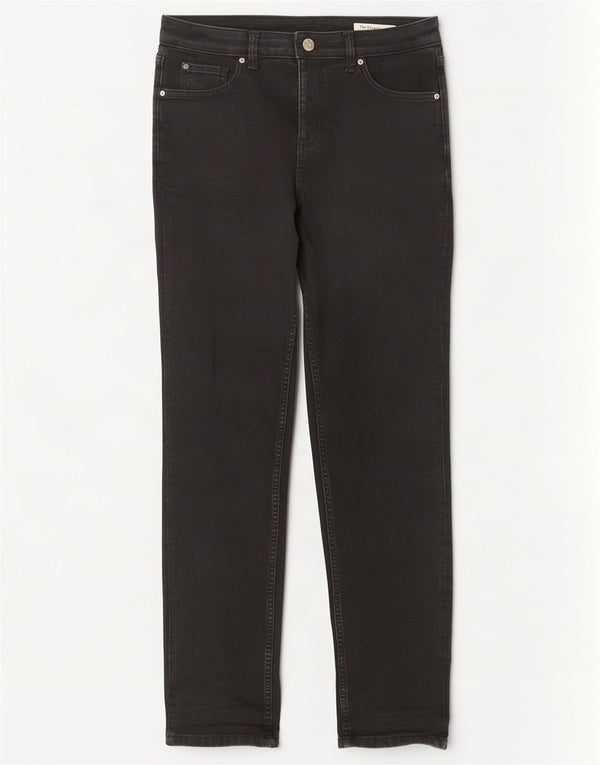 Marks & Spencer Womens The Sienna Straight Jeans UK 12 Medium W32 L30 Black