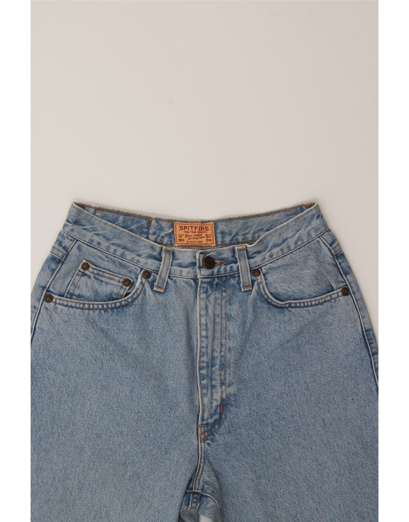 SPITFIRE Womens High Waist Tapered Jeans W26 L26 Blue Cotton Vintage Spitfire and Second-Hand Spitfire from Messina Hembry 