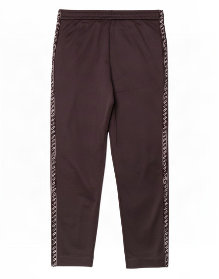 Asics Mens Graphic Tracksuit Trousers Large Grey Colourblock