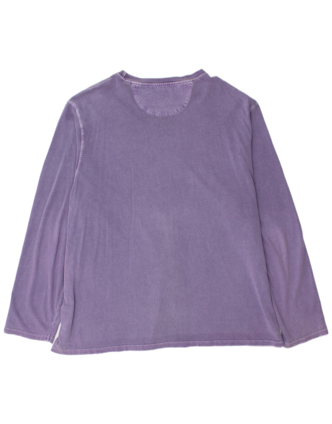 Fat Face Mens Top Long Sleeve 2XL Purple Cotton
