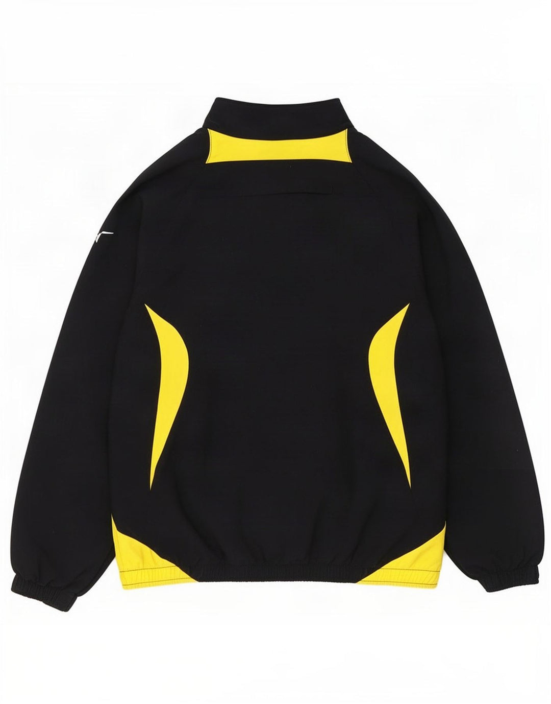 Nike Boys Tracksuit Top Jacket 12-13 Years Large Black Colourblock