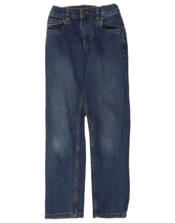 LEE Boys Straight Jeans 10-11 Years W22 L24 Blue Cotton