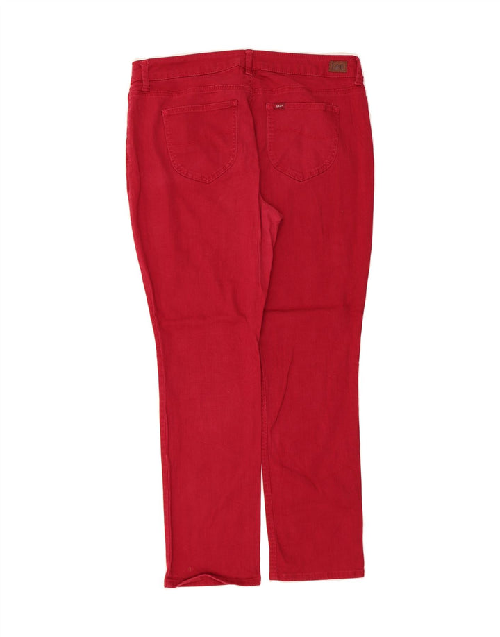 LEE Womens Slim Jeans W36 L32 Pink Cotton Vintage Lee and Second-Hand Lee from Messina Hembry 