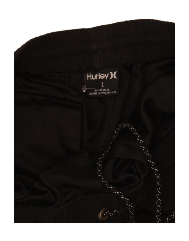 Hurley Mens Sport Shorts Large  Black