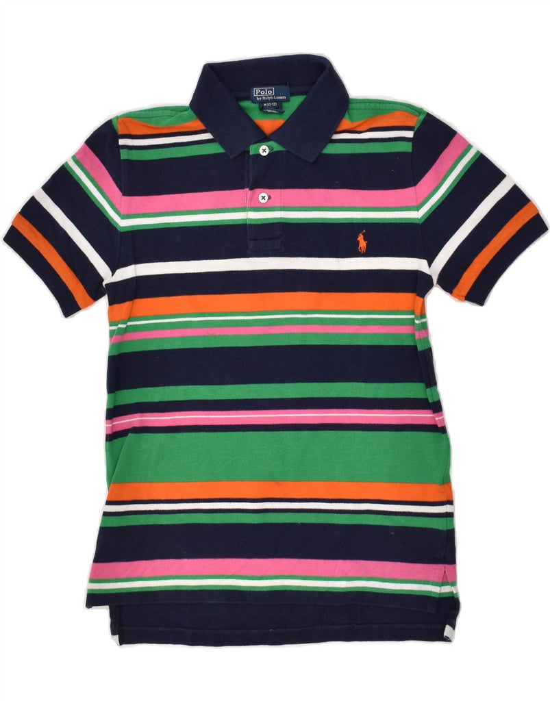 POLO RALPH LAUREN Boys Polo Shirt 10-11 Years Medium  Multicoloured | Vintage Polo Ralph Lauren | Thrift | Second-Hand Polo Ralph Lauren | Used Clothing | Messina Hembry 