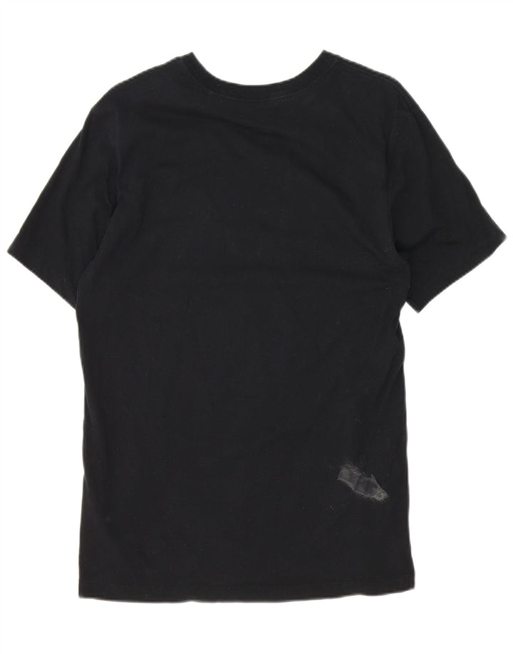 Nike Mens Graphic T-Shirt Top Medium Black Cotton