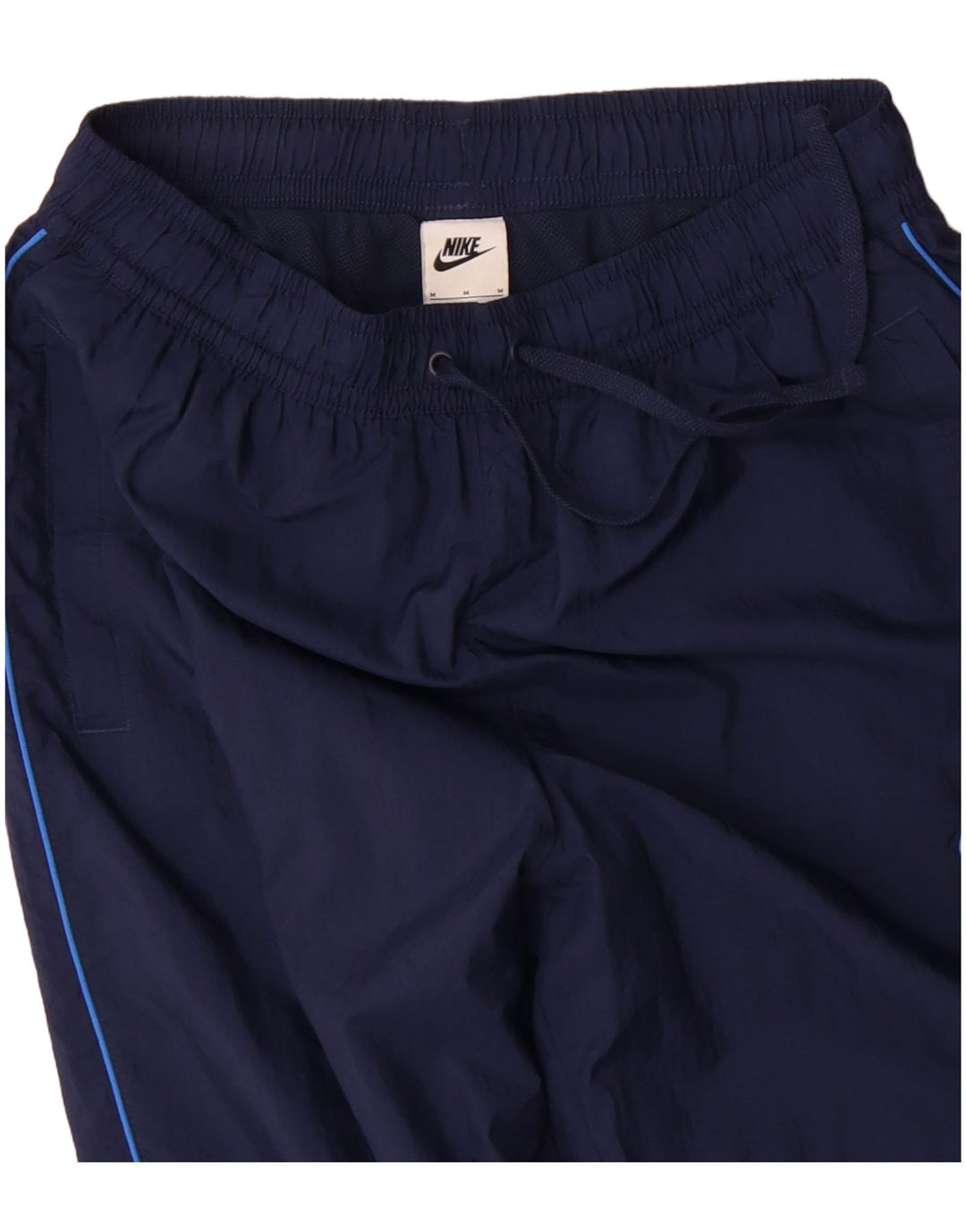 Nike Mens Tracksuit Trousers Joggers Medium Navy Blue Polyester