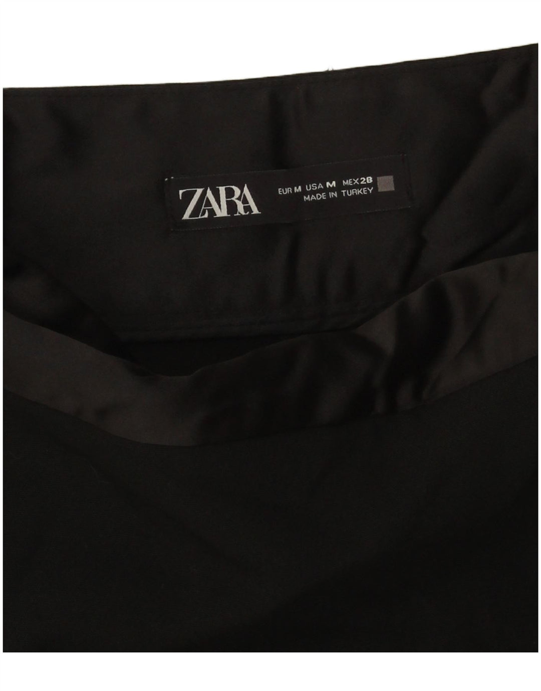 Zara Womens Casual Shorts Medium W28  Black