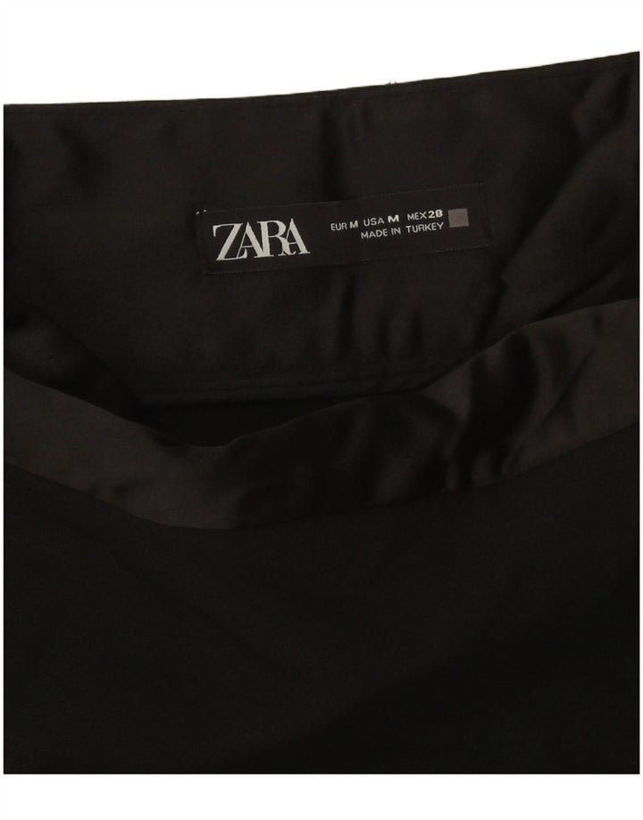 Zara Womens Casual Shorts Medium W28  Black