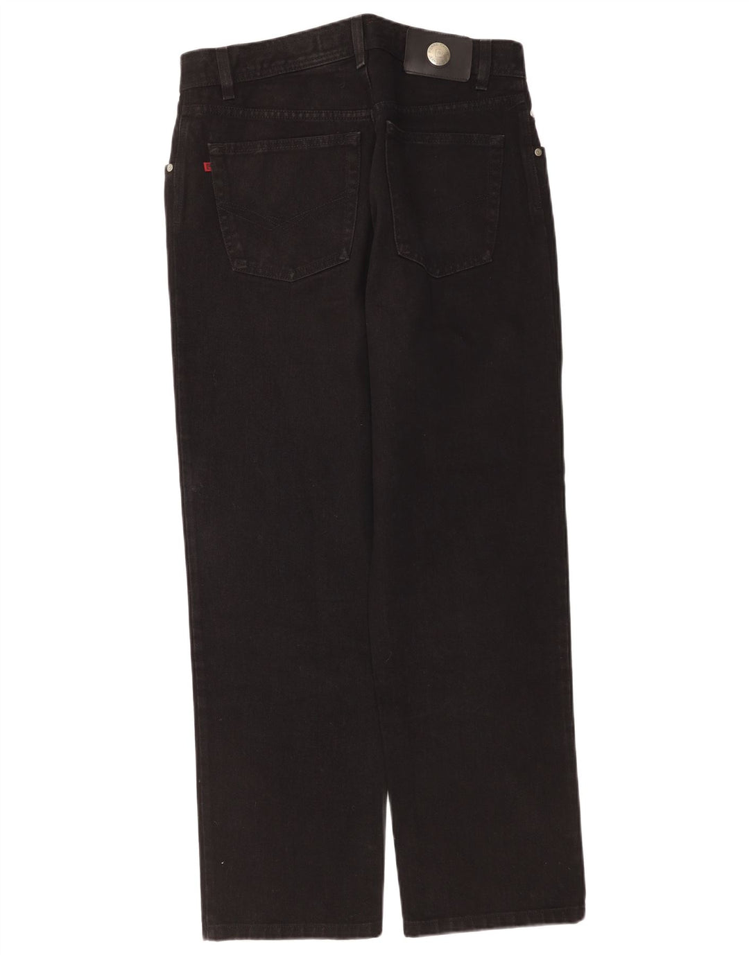 Pierre Cardin Mens Straight Jeans W33 L30 Black Cotton