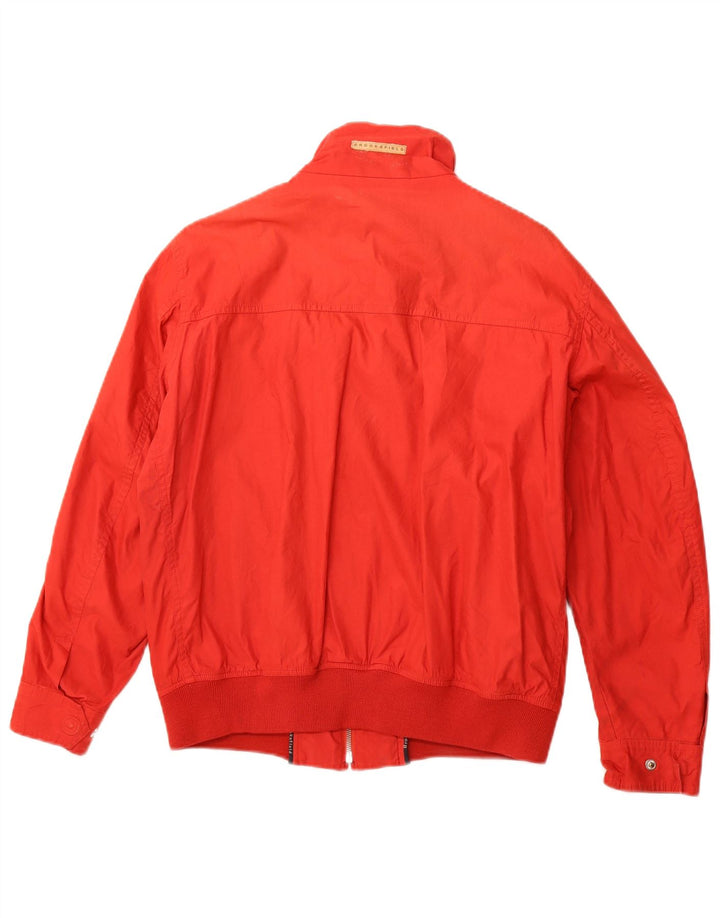 BROOKSFIELD Womens Bomber Jacket IT 48 XL Red Cotton