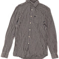 Jack Wills Mens Shirt XS Navy Blue Gingham Cotton