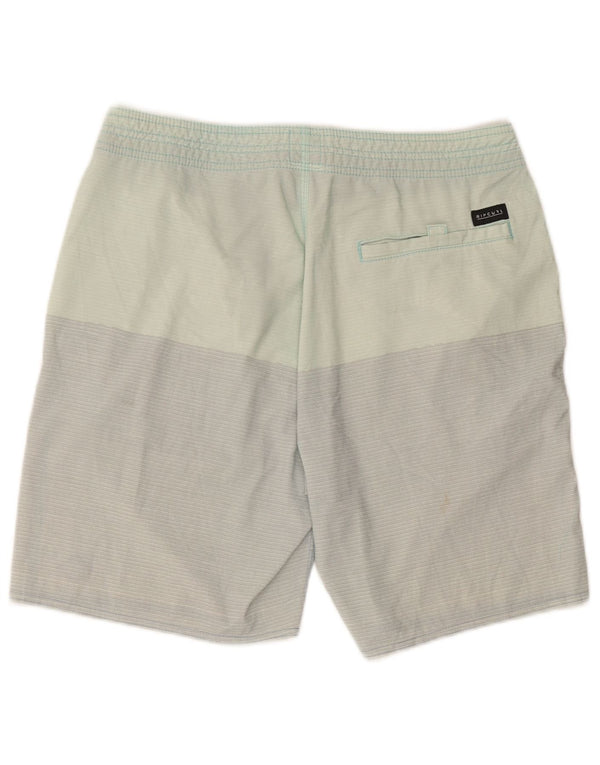 Rip Curl Mens Swimming Shorts Medium Green Colourblock
