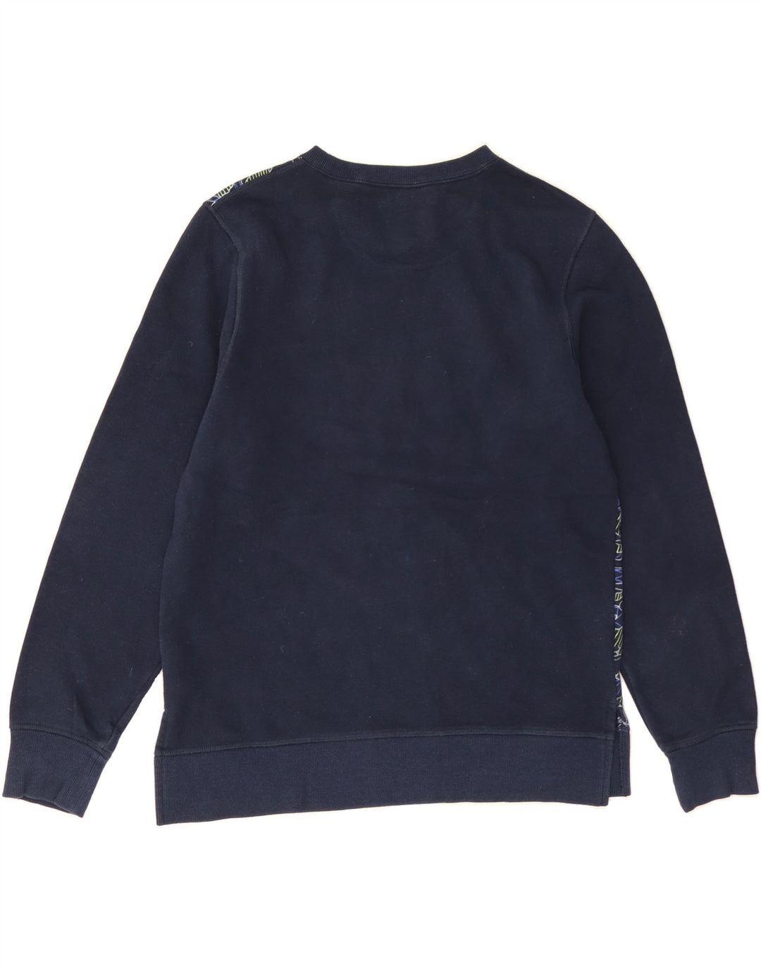 CONVERSE Boys Sweatshirt Jumper 13-14 Years XL  Navy Blue Camouflage Vintage Converse and Second-Hand Converse from Messina Hembry 