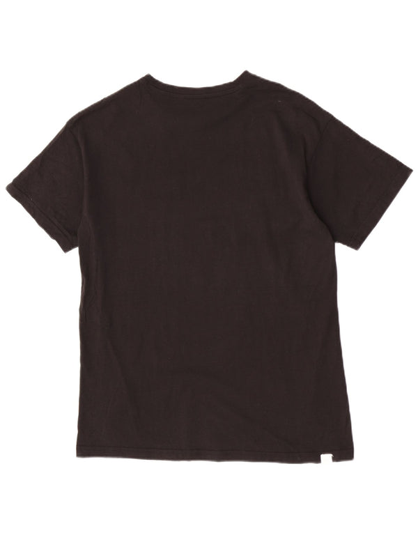 Puma Boys Graphic T-Shirt Top 13-14 Years Black Cotton