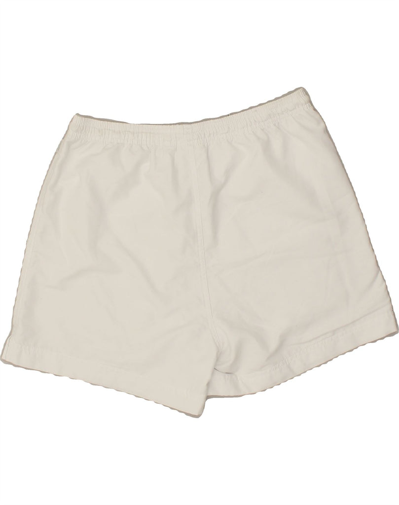 PUMA Womens Sport Shorts UK 14 Medium White Polyester Vintage Puma and Second-Hand Puma from Messina Hembry 