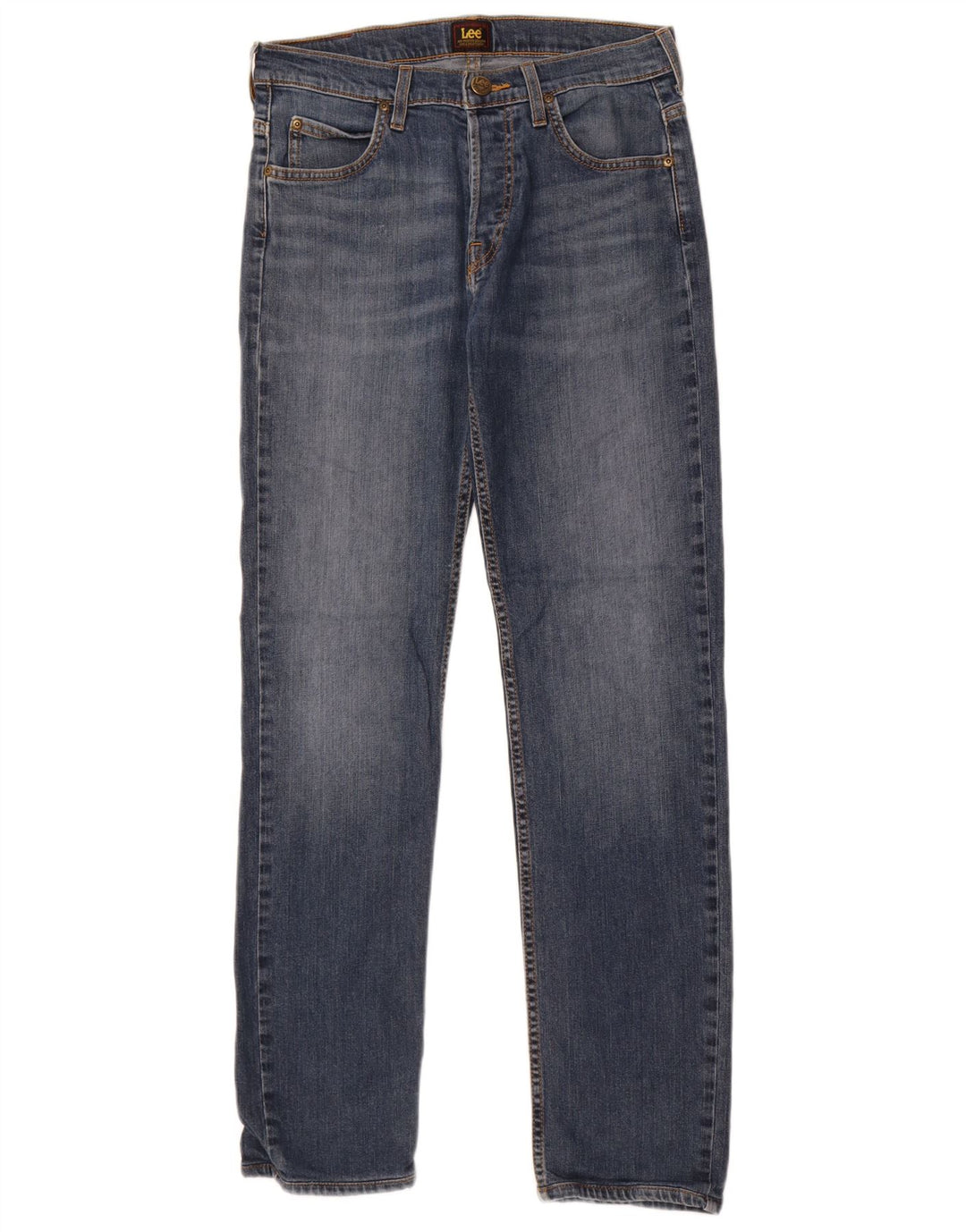Lee Mens Powell Slim Jeans W29 L31 Blue Cotton