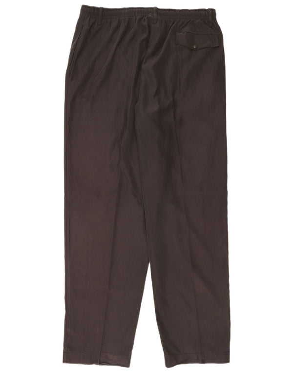 AUSTRALIAN L'ALPINA Mens Straight Chino Trousers IT 56 3XL W40 L32 Black