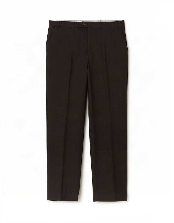 Marks & Spencer Mens Straight Suit Trousers W40 L33 Black Polyester