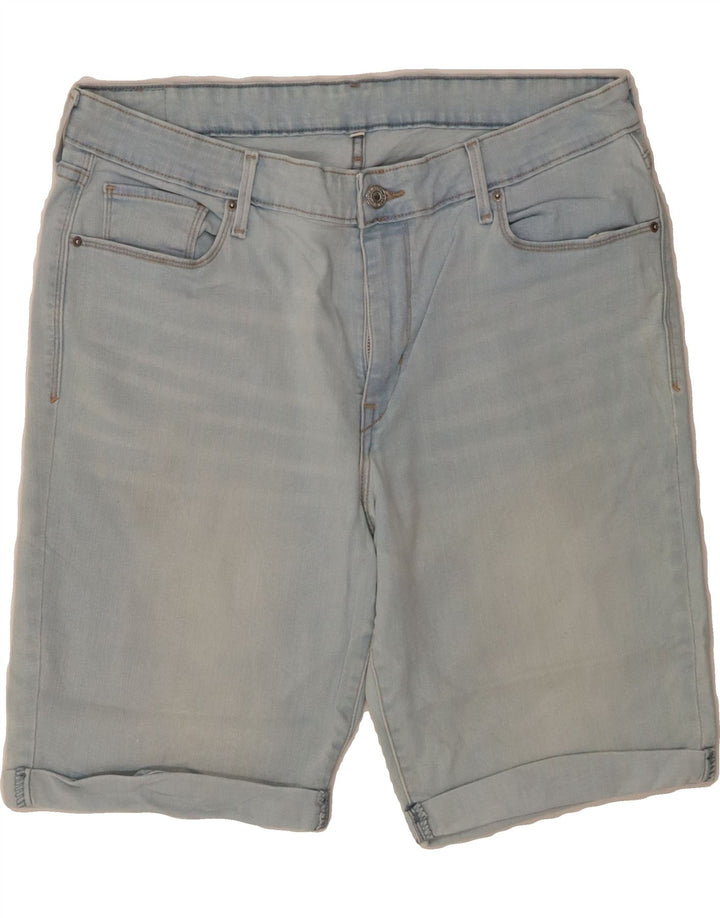 LEVI'S Womens High Waist Denim Shorts W33 Large  Blue Cotton Vintage Levi's and Second-Hand Levi's from Messina Hembry 