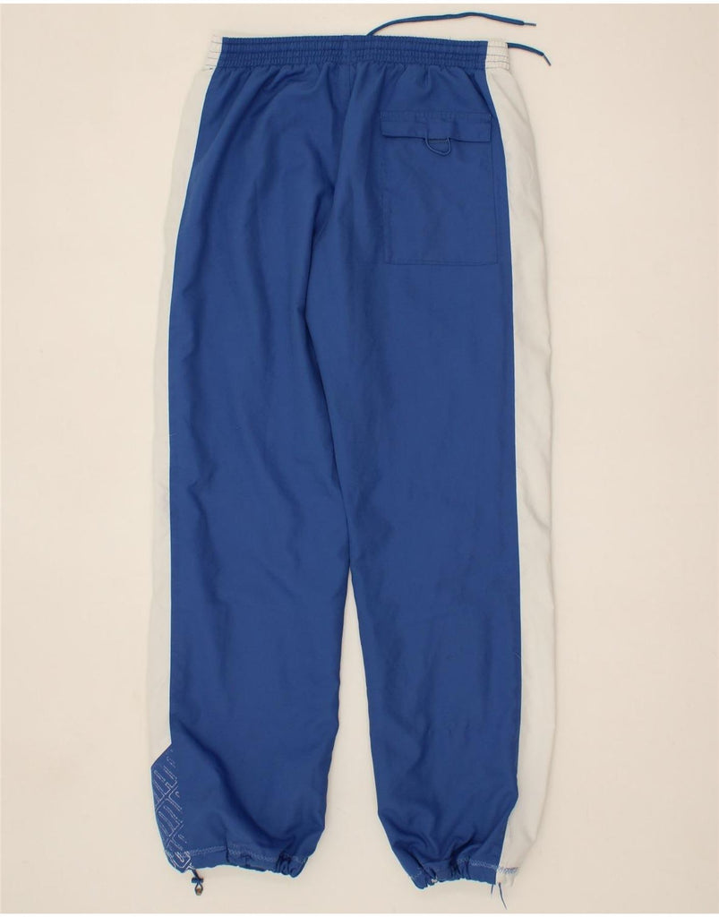 PUMA Boys Graphic Tracksuit Trousers Joggers 15-16 Years  Blue Colourblock | Vintage Puma | Thrift | Second-Hand Puma | Used Clothing | Messina Hembry 