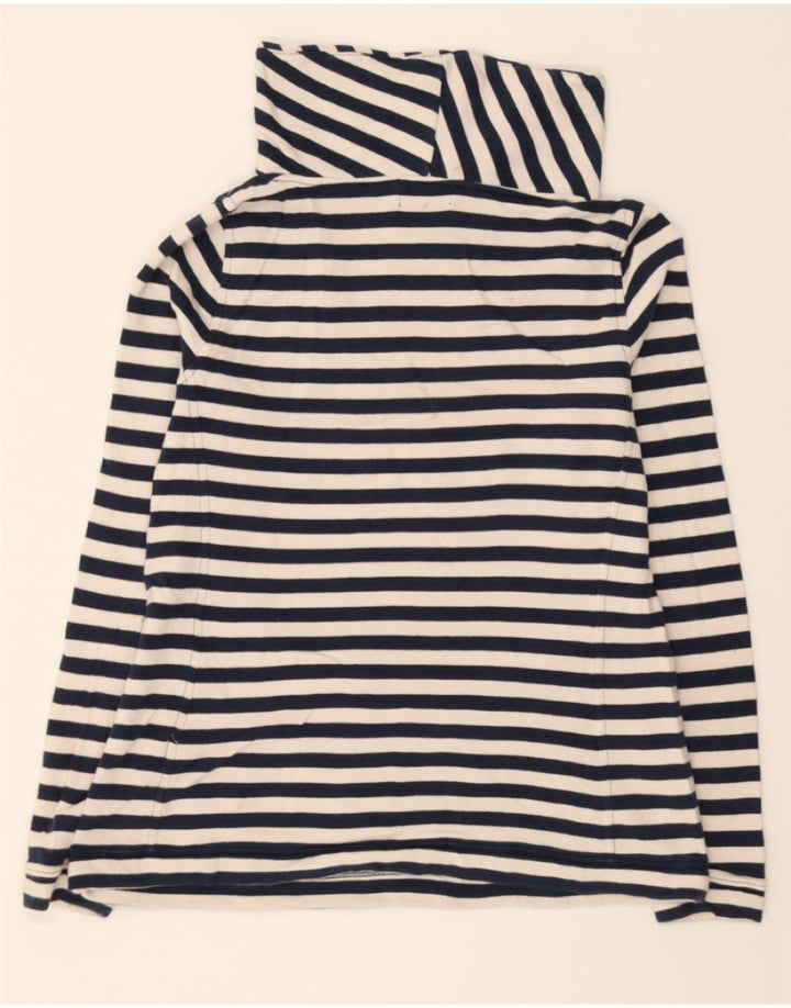 VINEYARD VINES Womens Sweatshirt Jumper UK 10 Small White Striped Vintage Vineyard Vines and Second-Hand Vineyard Vines from Messina Hembry 