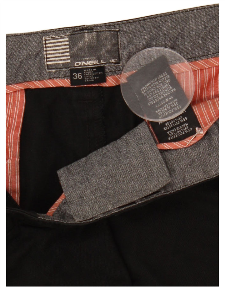 O'Neill Mens Chino Shorts W36 Large Black Polyester