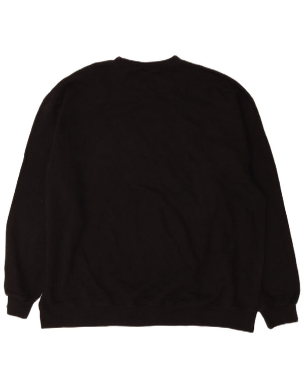 Champion Mens Chicago Graphic Sweatshirt Jumper 2XL Black Cotton