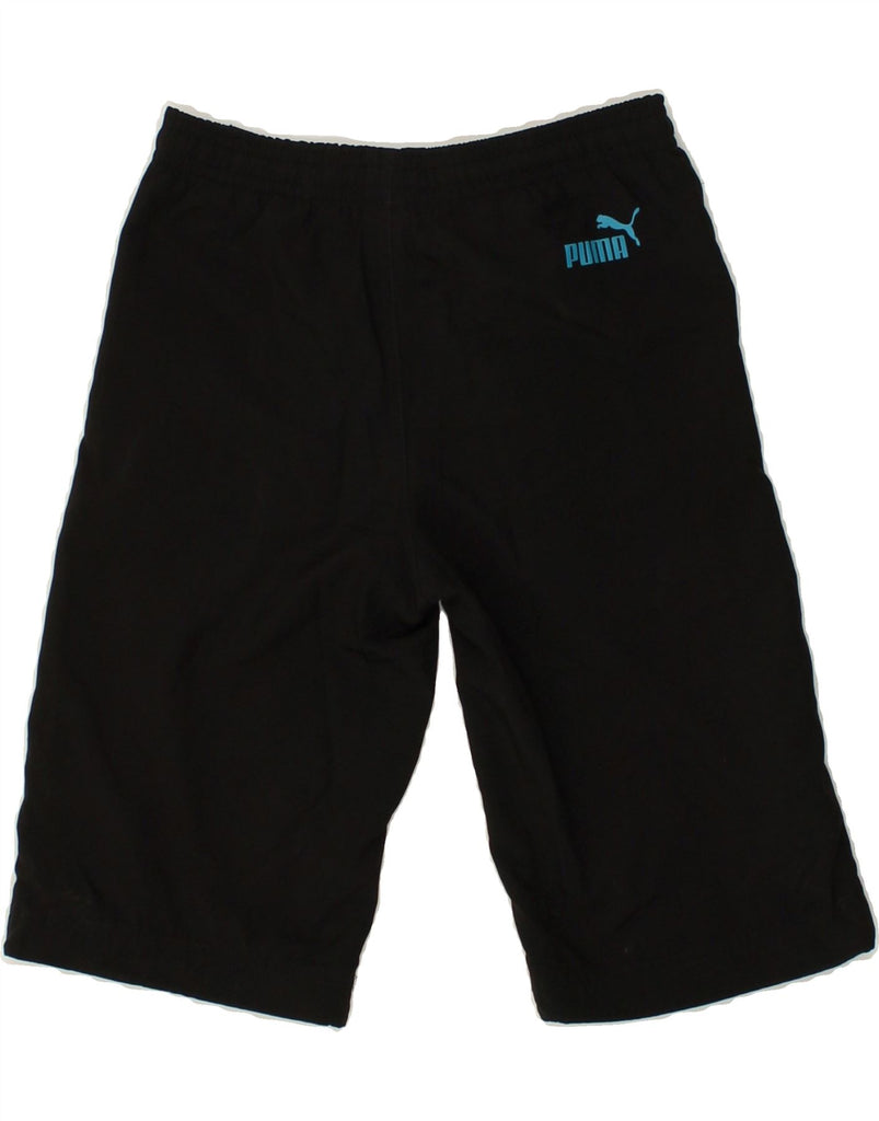 PUMA Boys Graphic Sport Shorts 7-8 Years  Black | Vintage Puma | Thrift | Second-Hand Puma | Used Clothing | Messina Hembry 