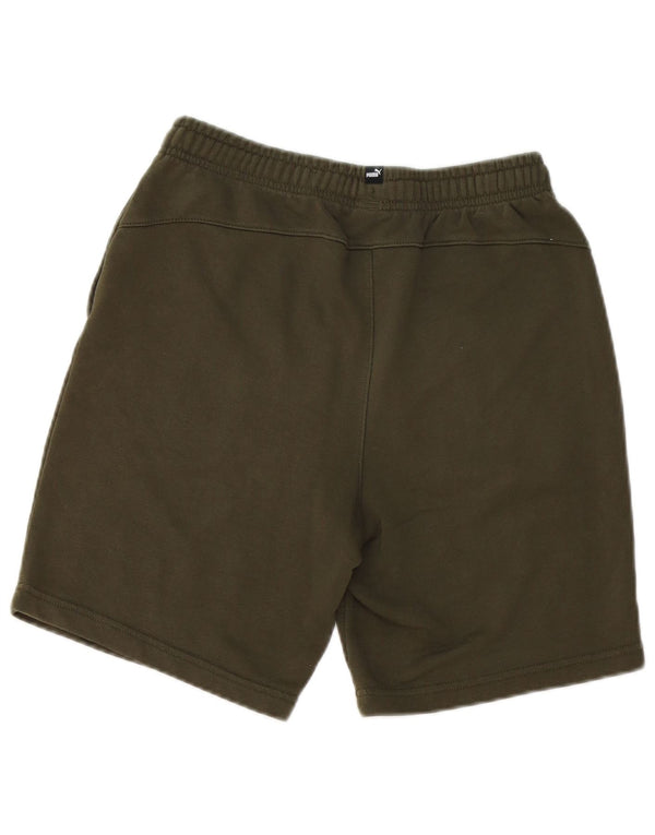 Puma Boys Sport Shorts 15-16 Years  Khaki Cotton