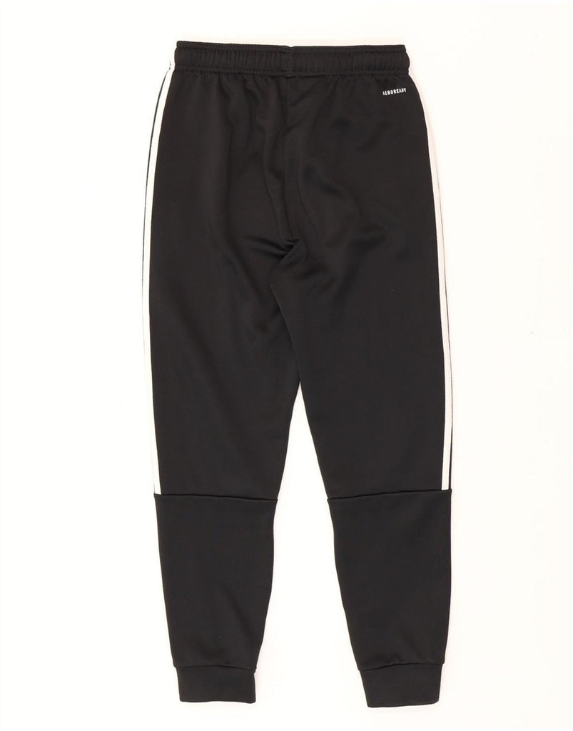 ADIDAS Boys Aeroready Tracksuit Trousers Joggers 13-14 Years Black Vintage Adidas and Second-Hand Adidas from Messina Hembry 