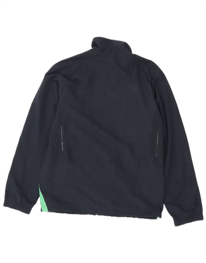 Adidas Mens Tracksuit Top Jacket UK 38/40 Medium Navy Blue Colourblock