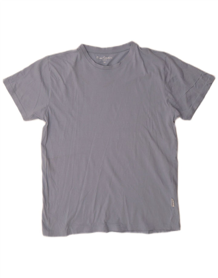 Pierre Cardin Womens T-Shirt Top UK 14 Medium Blue Cotton