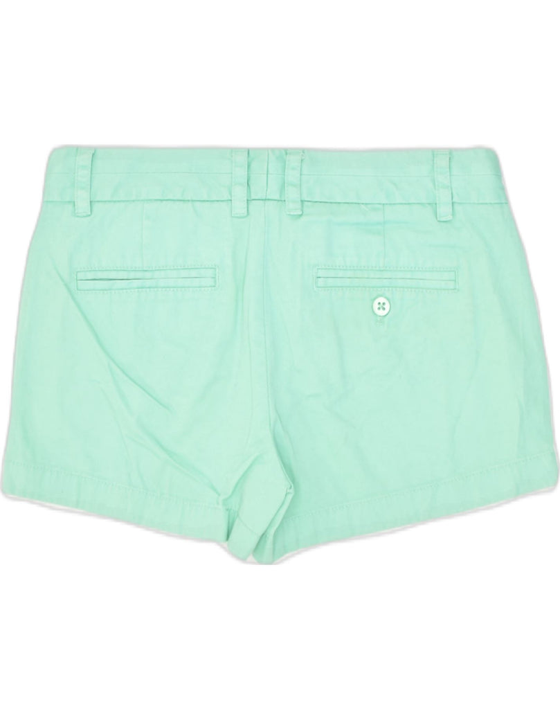 J. CREW Womens Casual Shorts W32 Large Green Cotton | Vintage | Thrift | Second-Hand | Used Clothing | Messina Hembry 