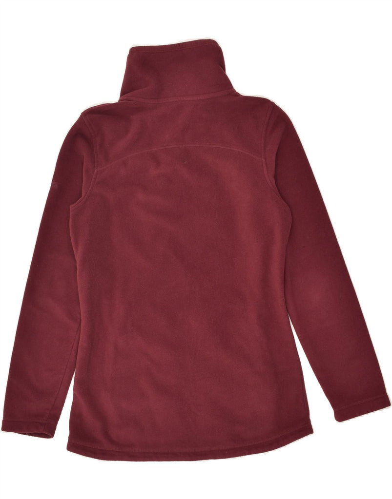 REGATTA Womens Fleece Jacket UK 12 Medium  Maroon Polyester | Vintage Regatta | Thrift | Second-Hand Regatta | Used Clothing | Messina Hembry 