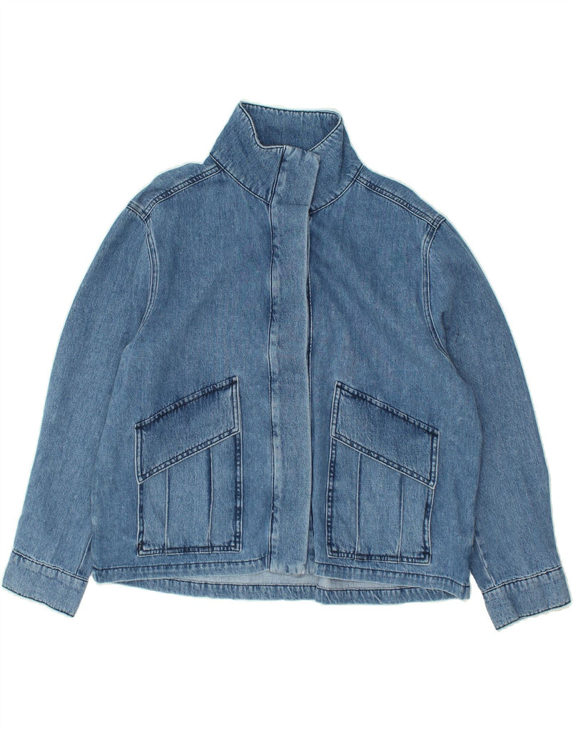 WHITE STUFF Womens Denim Jacket UK 16 Large  Blue Cotton | Vintage White Stuff | Thrift | Second-Hand White Stuff | Used Clothing | Messina Hembry 