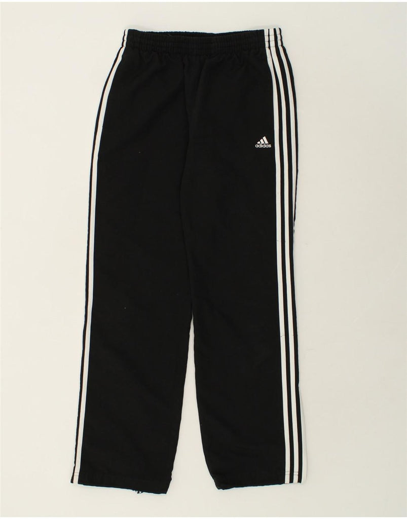 ADIDAS Girls Climalite Tracksuit Trousers 13-14 Years Black Polyester | Vintage Adidas | Thrift | Second-Hand Adidas | Used Clothing | Messina Hembry 