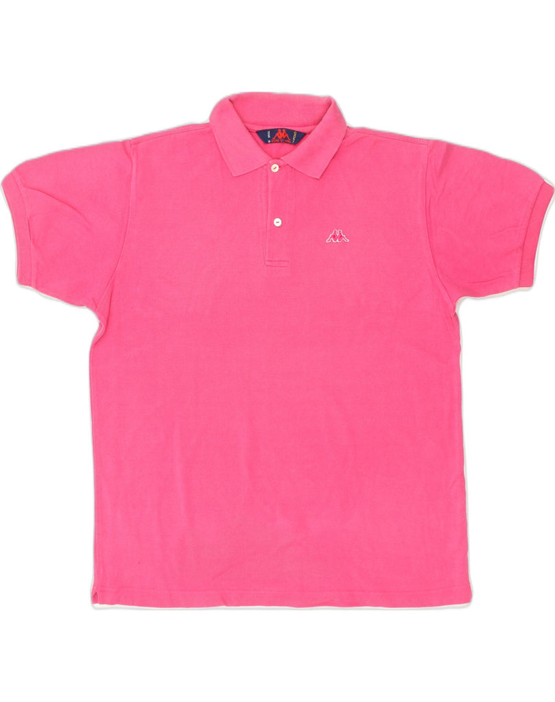 KAPPA Mens Polo Shirt Small Pink Cotton | Vintage Kappa | Thrift | Second-Hand Kappa | Used Clothing | Messina Hembry 