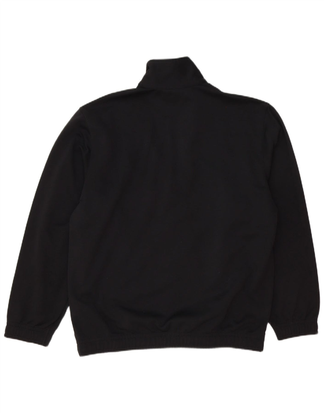 Lotto Mens Zip Neck Pullover Tracksuit Top XL Black Polyester Sports