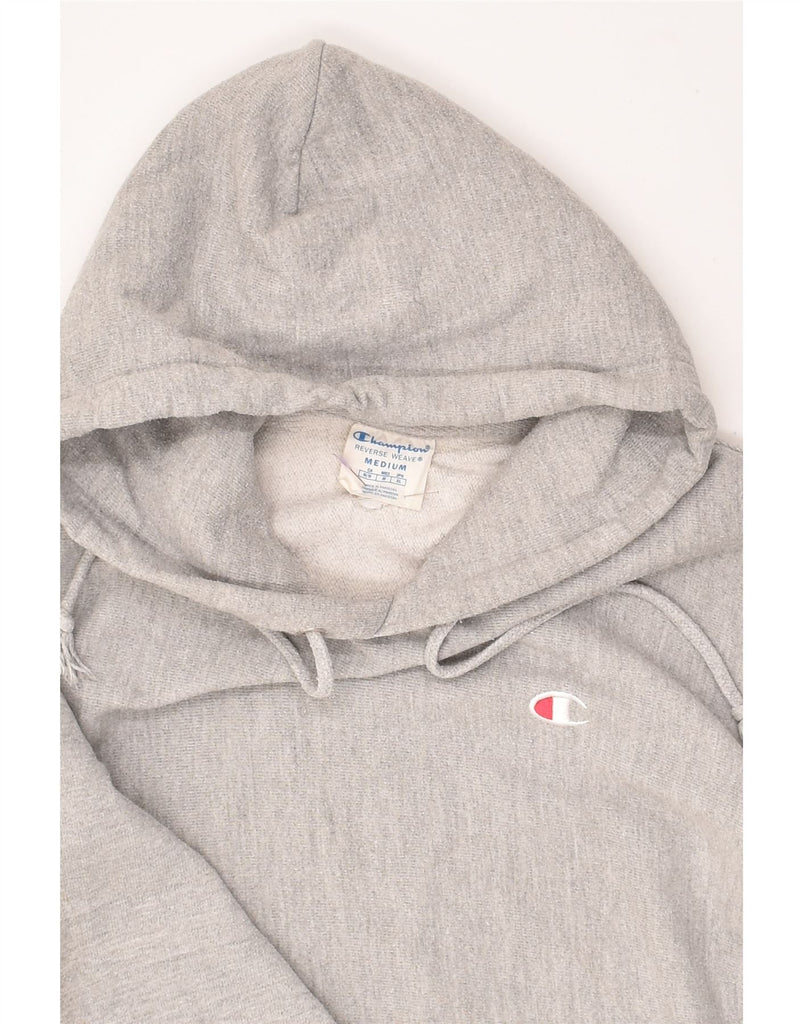 CHAMPION Mens Hoodie Jumper Medium Grey Cotton | Vintage Champion | Thrift | Second-Hand Champion | Used Clothing | Messina Hembry 