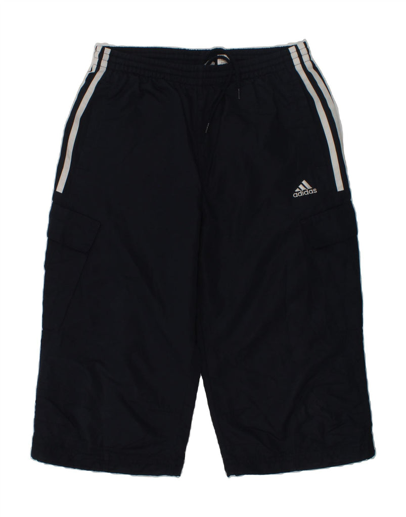 ADIDAS Boys Clima Proof Bermuda Sport Shorts 11-12 Years Navy Blue | Vintage Adidas | Thrift | Second-Hand Adidas | Used Clothing | Messina Hembry 