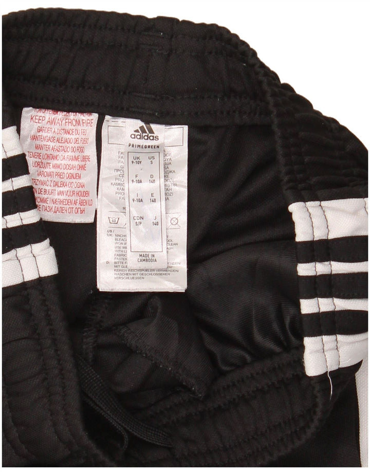 Adidas Boys Aeroready Tracksuit Trousers 9-10 Years Black Polyester