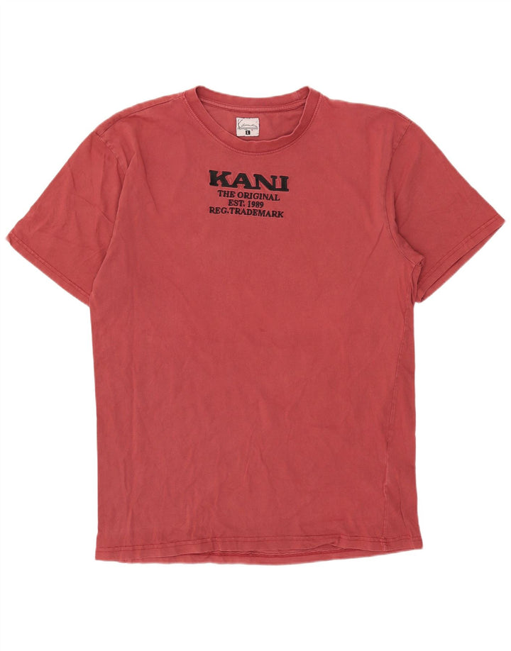 Karl Kani Mens Graphic T-Shirt Top Large Red Cotton