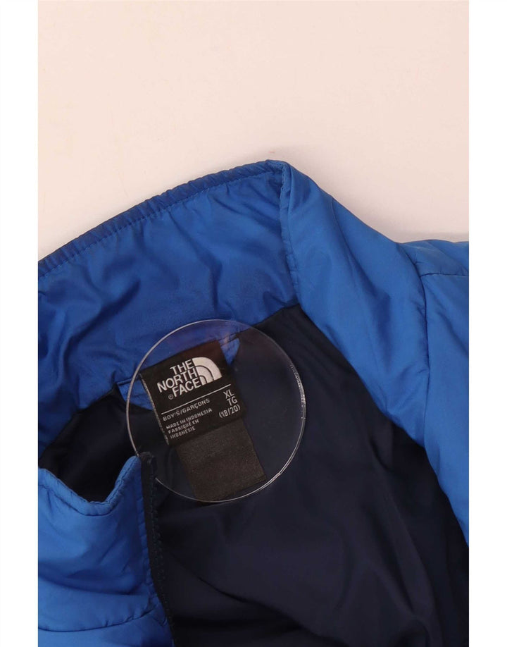 The North Face Boys Padded Jacket 15-16 Years XL Blue Polyester