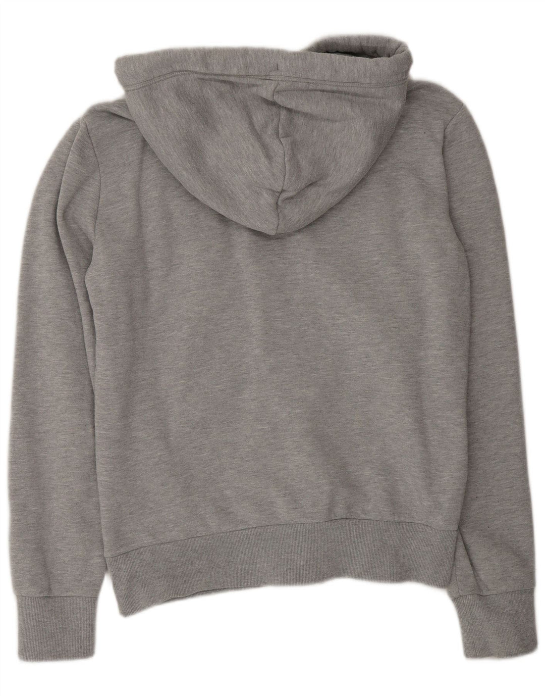 Superdry Mens Zip Hoodie Sweater Medium Grey Cotton
