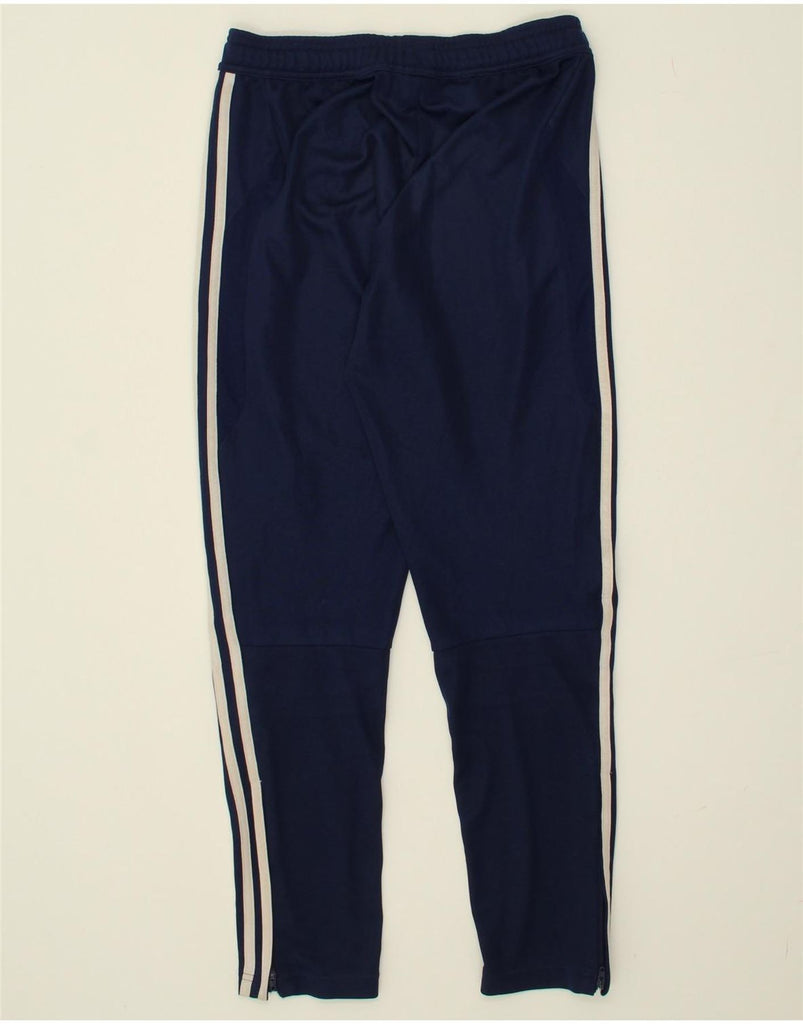 ADIDAS Boys Tracksuit Trousers 11-12 Years Navy Blue Polyester | Vintage Adidas | Thrift | Second-Hand Adidas | Used Clothing | Messina Hembry 