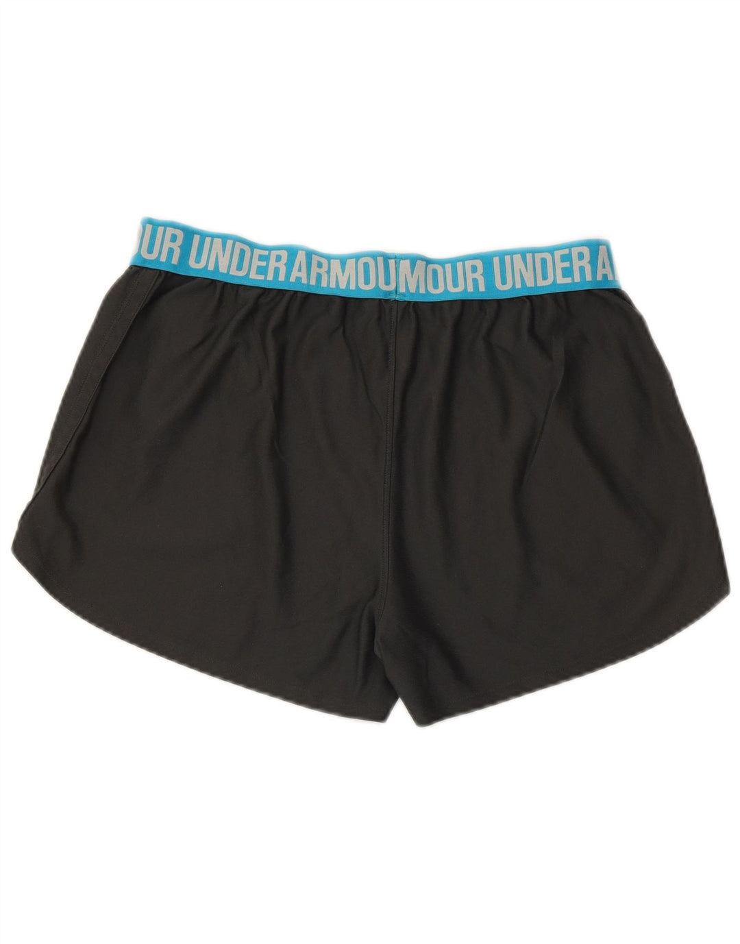 UNDER ARMOUR Womens Graphic Sport Shorts UK 14 Medium  Black Colourblock